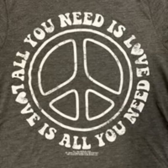 NWOT “All You Need Is Love” Tee - Picture 2 of 5